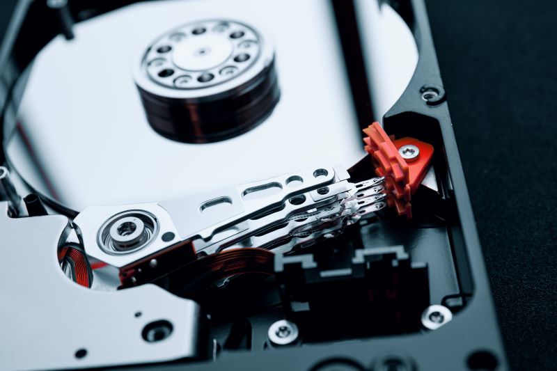 Inside of Hard Disk Drive